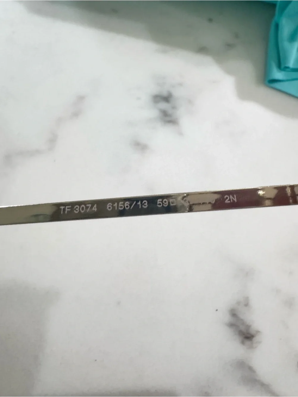 Tiffany & Co. Rose-Tinted Aviator Sunglasses with Silver Frame